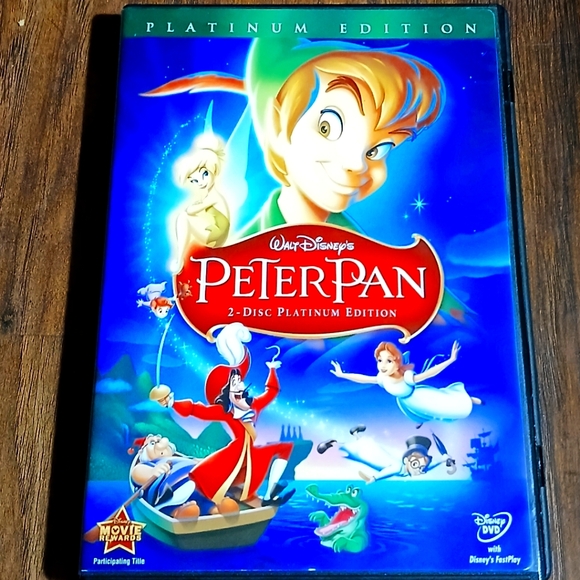 Walt Disney's PETER PAN Platinum Edition on DVD - Picture 1 of 2